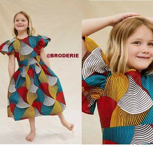Anthropologie SIKA Geometric Kids Dress